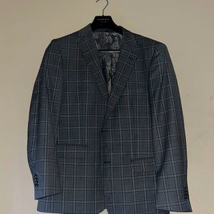 Italian blazer with silk paisley lining